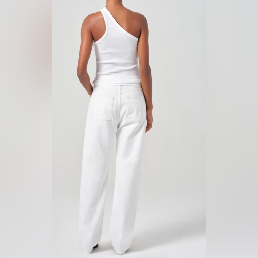 AGOLDE Kelly High-Rise Relaxed Straight Jeans in Milkshake, Size 30 - Picture 6 of 15